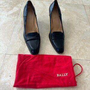 BALLY Black Leather Pumps